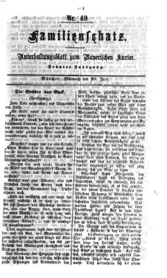 Familienschatz (Bayerischer Kurier) Mittwoch 20. Juni 1866