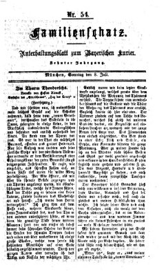 Familienschatz (Bayerischer Kurier) Sonntag 8. Juli 1866