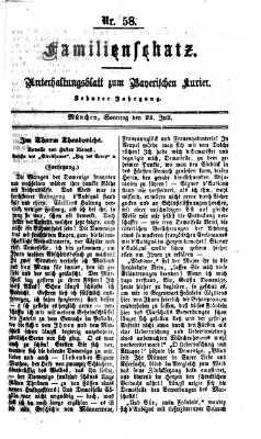 Familienschatz (Bayerischer Kurier) Sonntag 22. Juli 1866