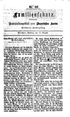 Familienschatz (Bayerischer Kurier) Sonntag 19. August 1866