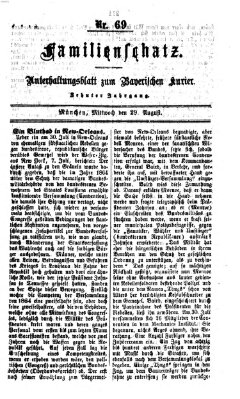 Familienschatz (Bayerischer Kurier) Mittwoch 29. August 1866