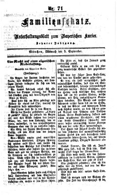 Familienschatz (Bayerischer Kurier) Mittwoch 5. September 1866