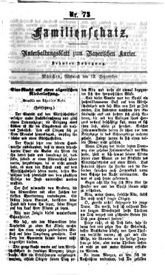 Familienschatz (Bayerischer Kurier) Mittwoch 12. September 1866