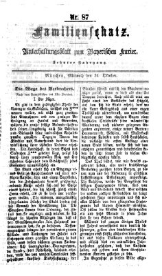 Familienschatz (Bayerischer Kurier) Mittwoch 31. Oktober 1866