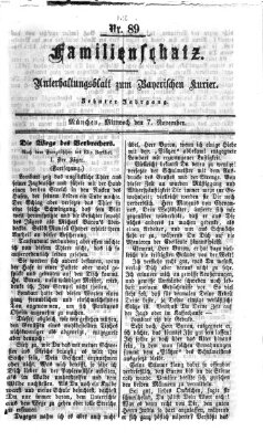 Familienschatz (Bayerischer Kurier) Mittwoch 7. November 1866