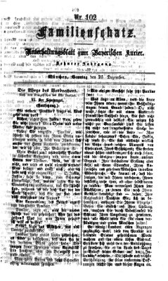 Familienschatz (Bayerischer Kurier) Sonntag 23. Dezember 1866