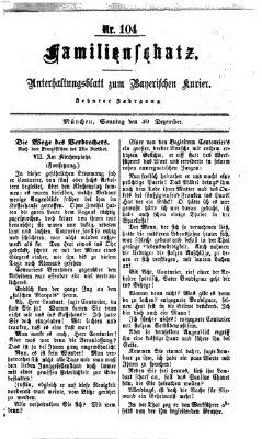 Familienschatz (Bayerischer Kurier) Sonntag 30. Dezember 1866