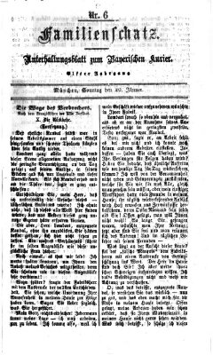 Familienschatz (Bayerischer Kurier) Sonntag 20. Januar 1867