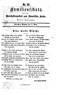 Familienschatz (Bayerischer Kurier) Sonntag 17. März 1867