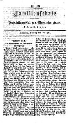 Familienschatz (Bayerischer Kurier) Sonntag 21. Juli 1867