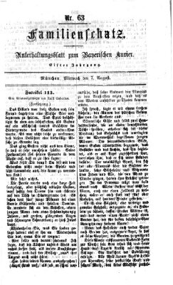 Familienschatz (Bayerischer Kurier) Mittwoch 7. August 1867