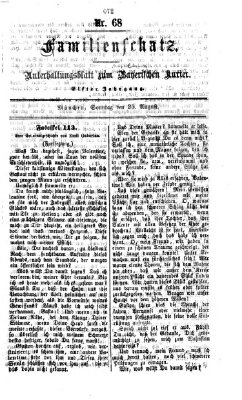 Familienschatz (Bayerischer Kurier) Sonntag 25. August 1867