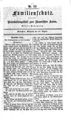 Familienschatz (Bayerischer Kurier) Mittwoch 28. August 1867