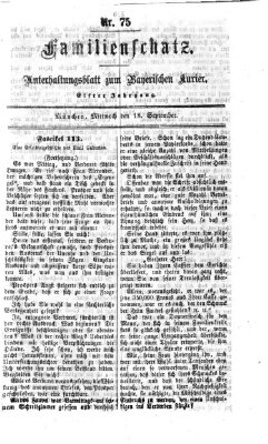 Familienschatz (Bayerischer Kurier) Mittwoch 18. September 1867