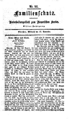 Familienschatz (Bayerischer Kurier) Mittwoch 13. November 1867