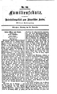 Familienschatz (Bayerischer Kurier) Sonntag 24. November 1867