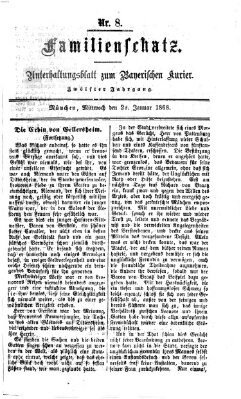 Familienschatz (Bayerischer Kurier) Mittwoch 29. Januar 1868