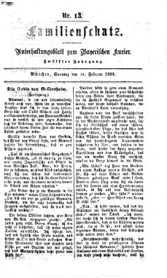 Familienschatz (Bayerischer Kurier) Sonntag 16. Februar 1868