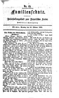 Familienschatz (Bayerischer Kurier) Sonntag 23. Februar 1868