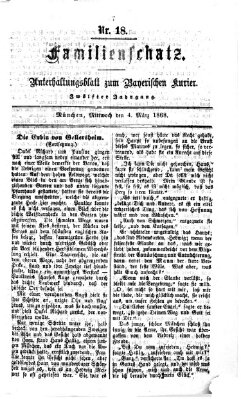 Familienschatz (Bayerischer Kurier) Mittwoch 4. März 1868