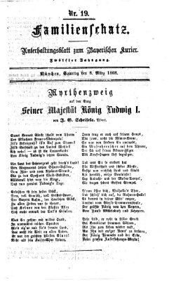 Familienschatz (Bayerischer Kurier) Sonntag 8. März 1868