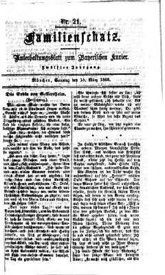 Familienschatz (Bayerischer Kurier) Sonntag 15. März 1868