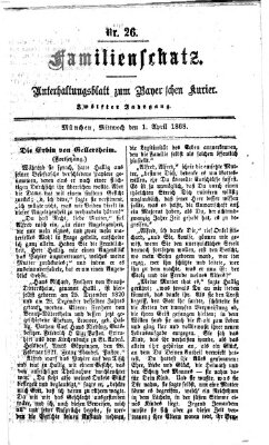 Familienschatz (Bayerischer Kurier) Mittwoch 1. April 1868