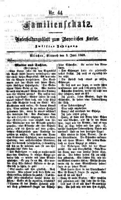 Familienschatz (Bayerischer Kurier) Mittwoch 3. Juni 1868