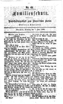 Familienschatz (Bayerischer Kurier) Sonntag 7. Juni 1868