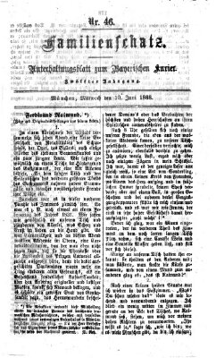 Familienschatz (Bayerischer Kurier) Mittwoch 10. Juni 1868