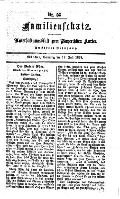 Familienschatz (Bayerischer Kurier) Sonntag 12. Juli 1868