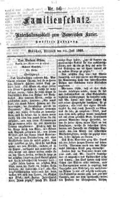 Familienschatz (Bayerischer Kurier) Mittwoch 22. Juli 1868