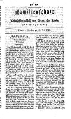 Familienschatz (Bayerischer Kurier) Samstag 25. Juli 1868