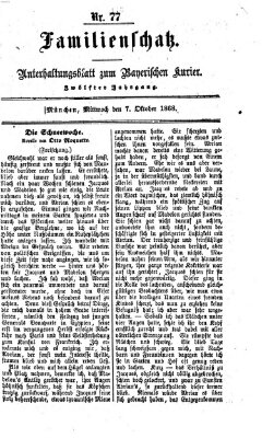 Familienschatz (Bayerischer Kurier) Mittwoch 7. Oktober 1868