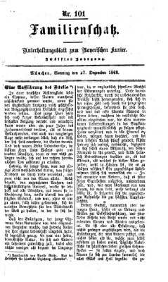 Familienschatz (Bayerischer Kurier) Sonntag 27. Dezember 1868