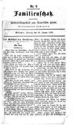 Familienschatz (Bayerischer Kurier) Sonntag 31. Januar 1869