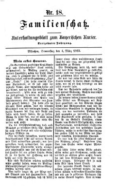 Familienschatz (Bayerischer Kurier) Donnerstag 4. März 1869