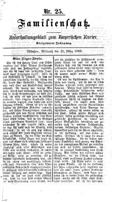 Familienschatz (Bayerischer Kurier) Mittwoch 31. März 1869