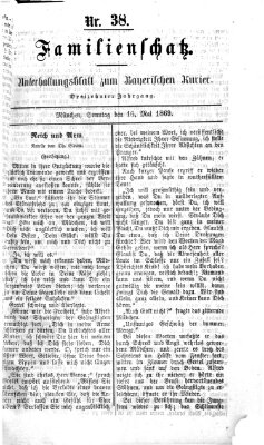 Familienschatz (Bayerischer Kurier) Sonntag 16. Mai 1869