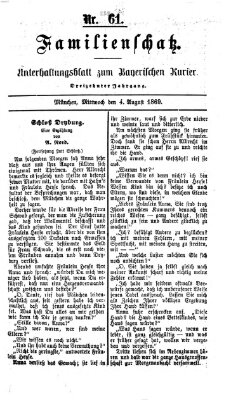 Familienschatz (Bayerischer Kurier) Mittwoch 4. August 1869