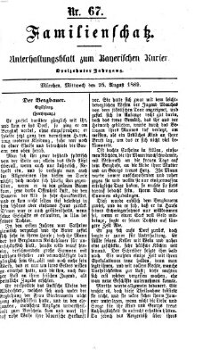 Familienschatz (Bayerischer Kurier) Mittwoch 25. August 1869