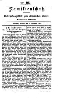 Familienschatz (Bayerischer Kurier) Sonntag 5. Dezember 1869