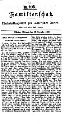 Familienschatz (Bayerischer Kurier) Mittwoch 29. Dezember 1869