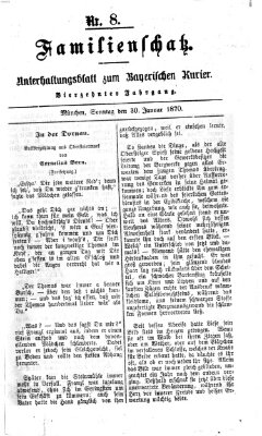 Familienschatz (Bayerischer Kurier) Sonntag 30. Januar 1870