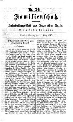 Familienschatz (Bayerischer Kurier) Sonntag 27. März 1870