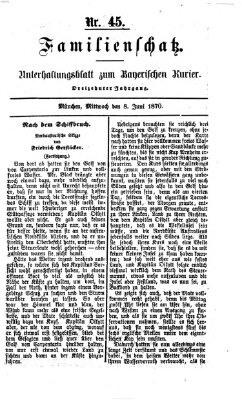 Familienschatz (Bayerischer Kurier) Mittwoch 8. Juni 1870