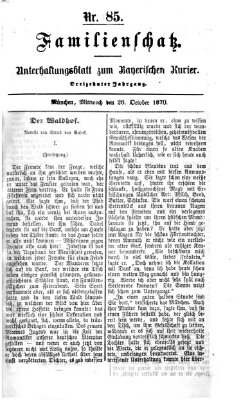 Familienschatz (Bayerischer Kurier) Mittwoch 26. Oktober 1870