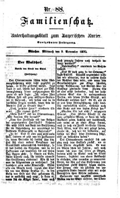 Familienschatz (Bayerischer Kurier) Mittwoch 9. November 1870