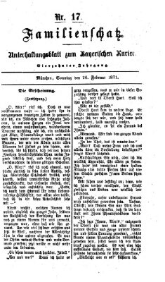 Familienschatz (Bayerischer Kurier) Sonntag 26. Februar 1871