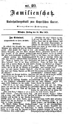 Familienschatz (Bayerischer Kurier) Freitag 19. Mai 1871